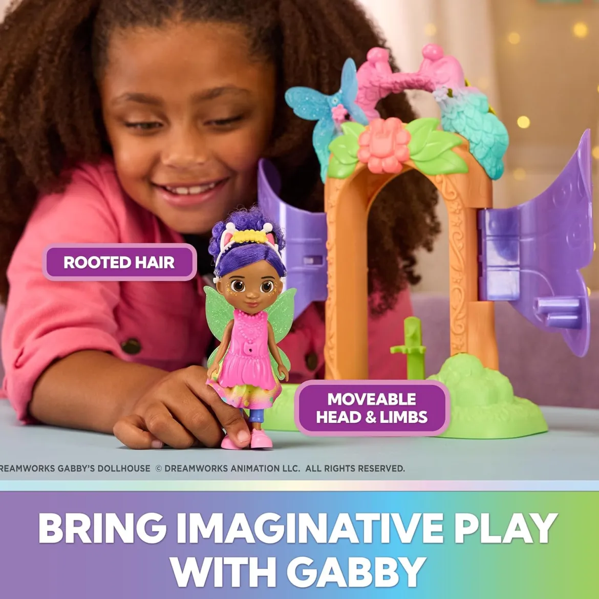 Gabby's Dollhouse Fairylandia Fairy Magic Reveal Gabby Leikkisetti