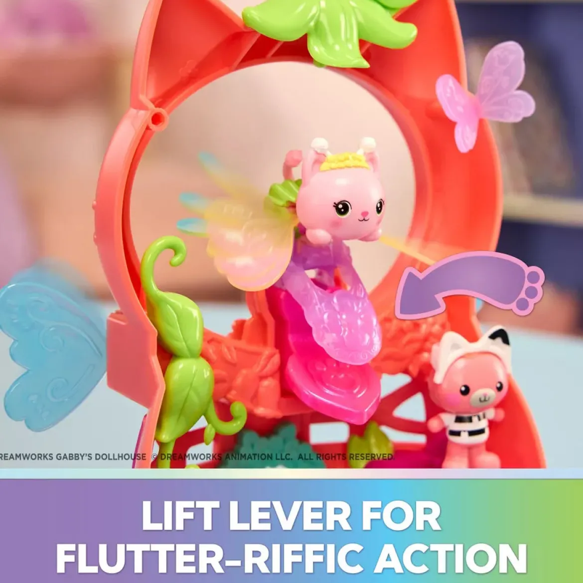 Gabby's Dollhouse Fairylandia "Kitty Fairy's" Flutter-riffic Keiju Leikkisetti