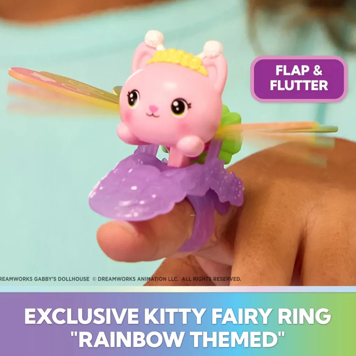 Gabby's Dollhouse Fairylandia "Kitty Fairy's" Flutter-riffic Keiju Leikkisetti