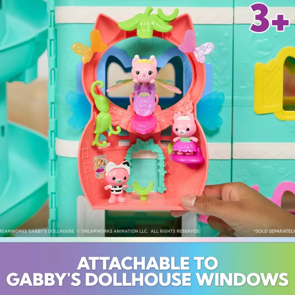 Gabby's Dollhouse Fairylandia "Kitty Fairy's" Flutter-riffic Keiju Leikkisetti