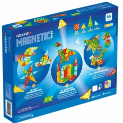 Geomag Magnetic Tiles 3D Magneettinen Rakennussarja 44 Osaa