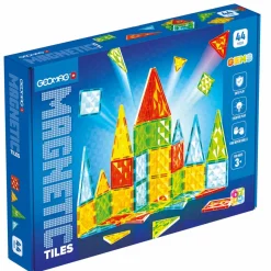 Geomag Magnetic Tiles 3D Magneettinen Rakennussarja 44 Osaa