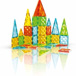 Geomag Magnetic Tiles 3D Magneettinen Rakennussarja 44 Osaa