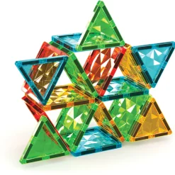 Geomag Magnetic Tiles 3D Magneettinen Rakennussarja 60 Osaa