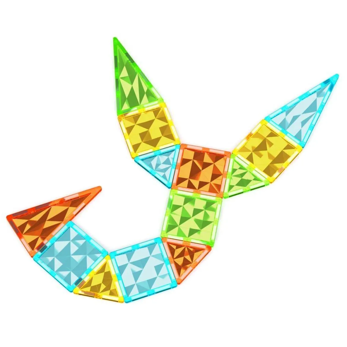Geomag Magnetic Tiles 3D Rakennussarja 16 Osaa