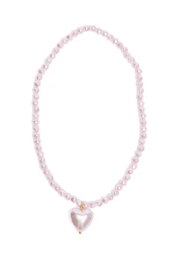 Great Pretenders Pink Pearl Heart Kaulakoru