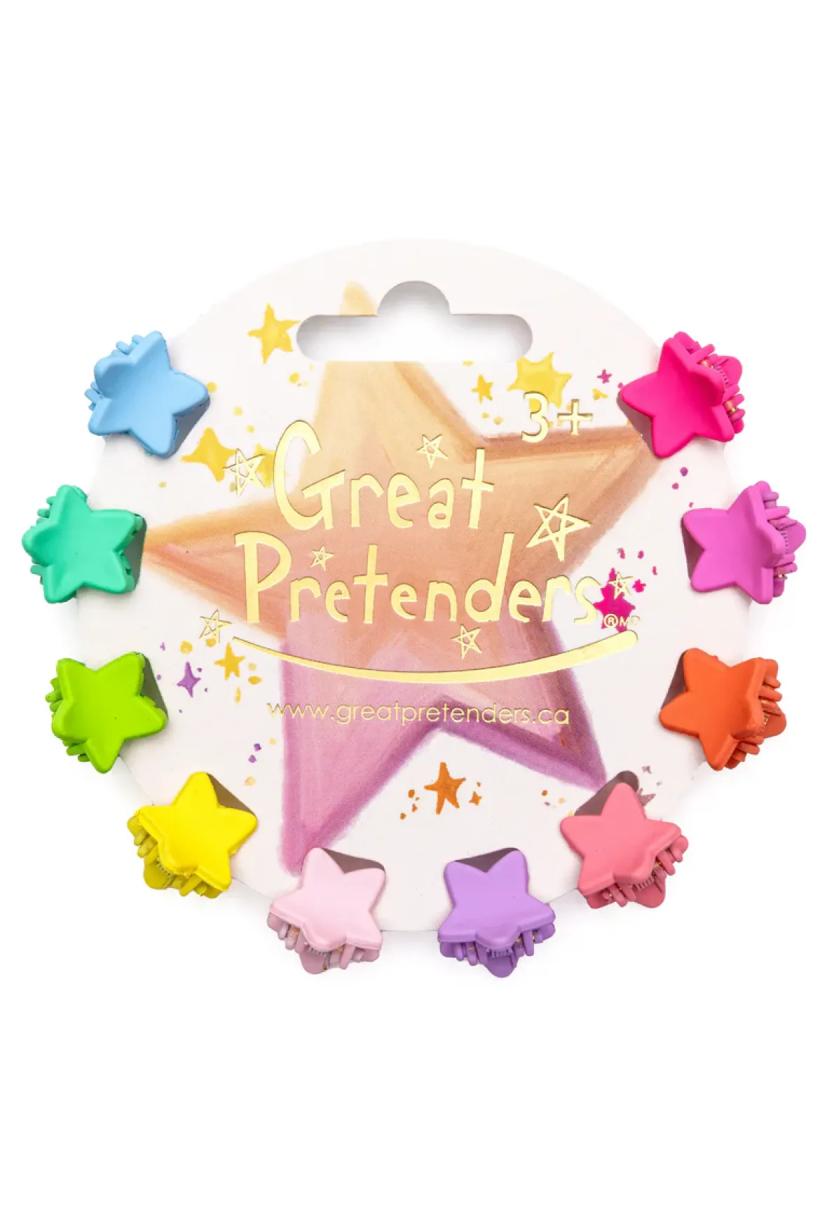Great Pretenders Värikkäät Tähti Hiuspinnit