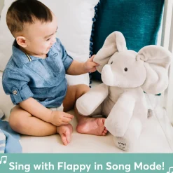 Gund Flappy Interaktiivinen Elefantti Pehmolelu 30 cm