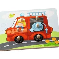 Haba Puinen Nuppipalapeli Paloauto