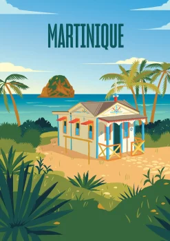 Hachette Puzzle 500 Palan Palapeli Martinique