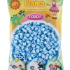 Hama Helmet Midi 1000 kpl Jäänsininen Pastelli 207-97