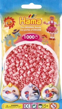 Hama Helmet Midi 1000 kpl Pinkki 207-06