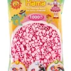Hama Helmet Midi 1000 kpl Roosa Pastelli 207-95