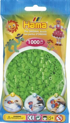 Hama Helmet Midi 1000 kpl Vihreä Hohtava 207-42
