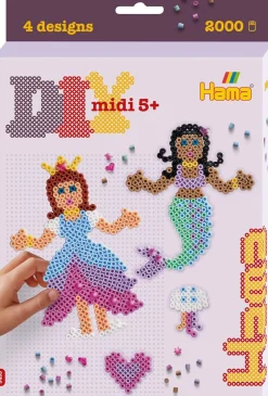 Hama Midi Prinsessa ja Merenneito 2000 Helmeä