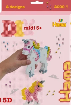 Hama Midi Yksisarvinen 3D 2000 Helmeä