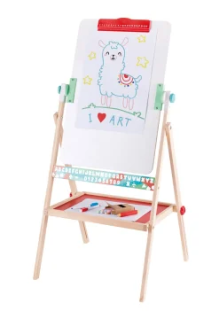 Hape Käännettävä Lasten Piirustusteline Tarvikkeilla