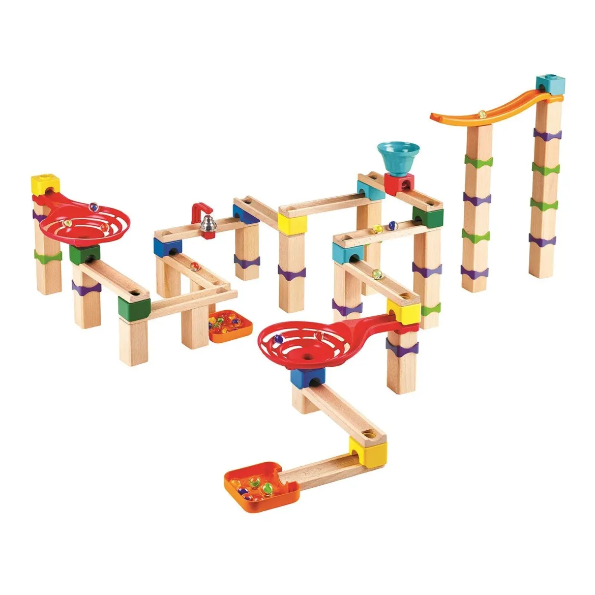Hape Puinen Kuularata Tricks n Twists Marble Track