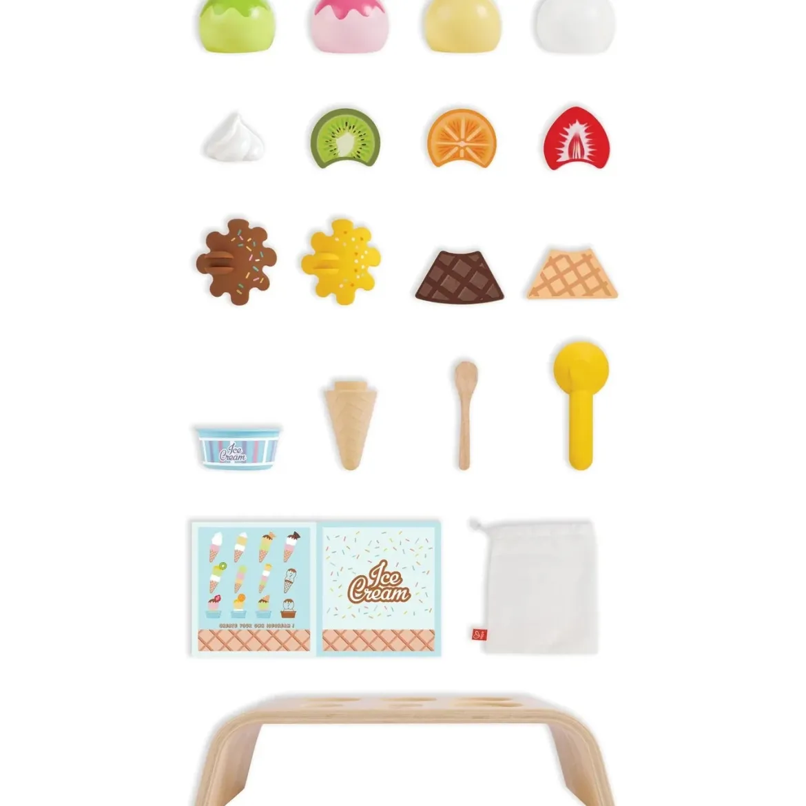 Hape Puiset Jäätelöt Leikkisetti