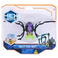 Hex Bots Skitter Bot Interaktiivinen Hämähäkki Vihreä/Lila