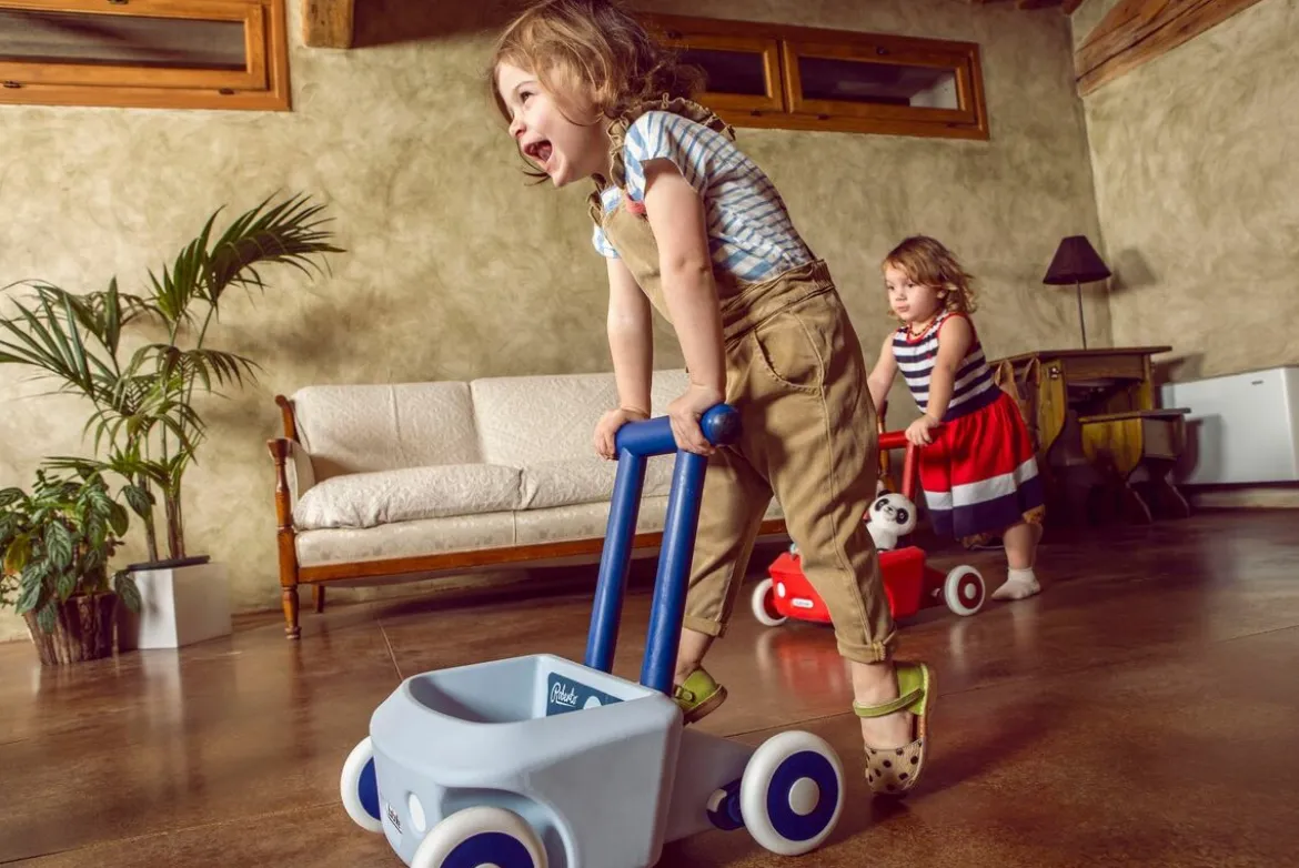 Italtrike Roberto Kävelykärry Vaaleansininen