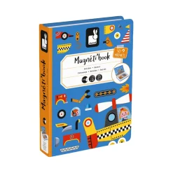 Janod Magneettikirja/Magneettitarina Kulkuneuvot/Ajoneuvot