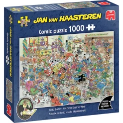 Jan van Haasteren Comic Puzzle Ludo Battle 1000 Palan Palapeli