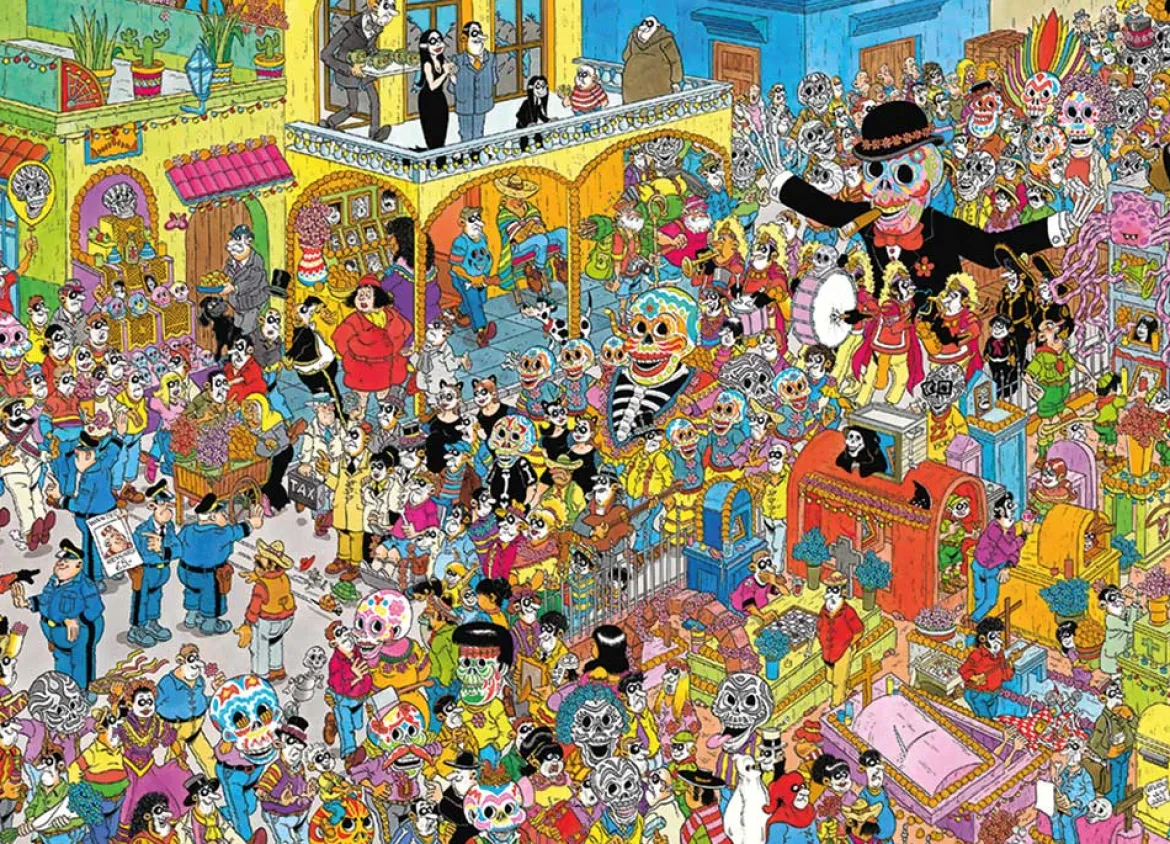 Jan Van Haasteren 1000 Palan Palapeli Dia De Los Muertos