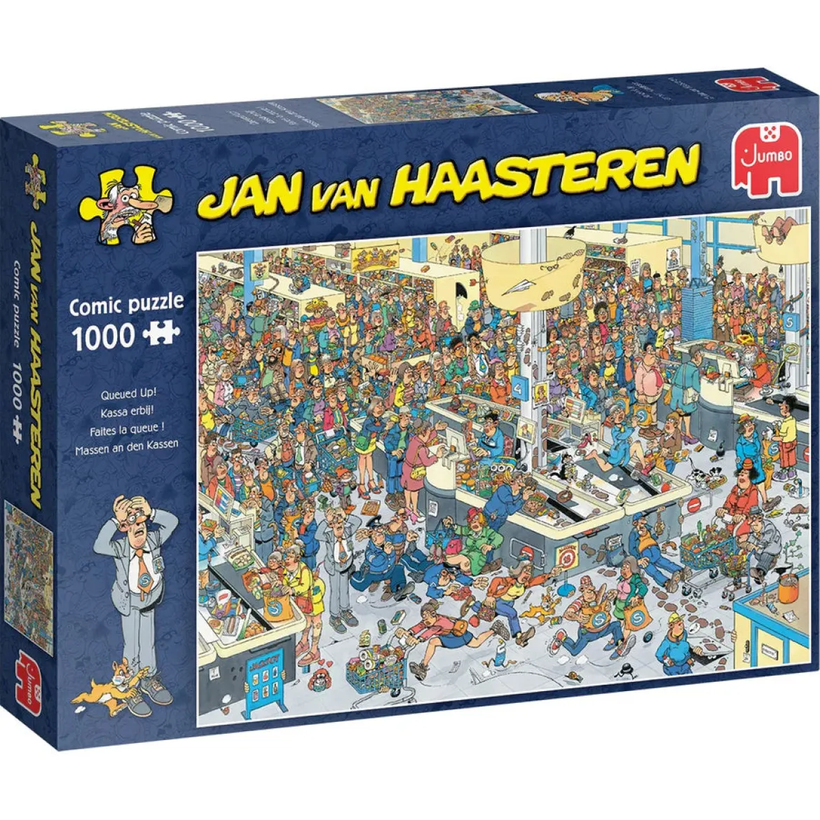 Jan van Haasteren 1000 Palan Palapeli Queued Up!