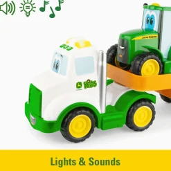 John Deere Farmin' Friends Hauling Set Traktori ja Kuljetusauto