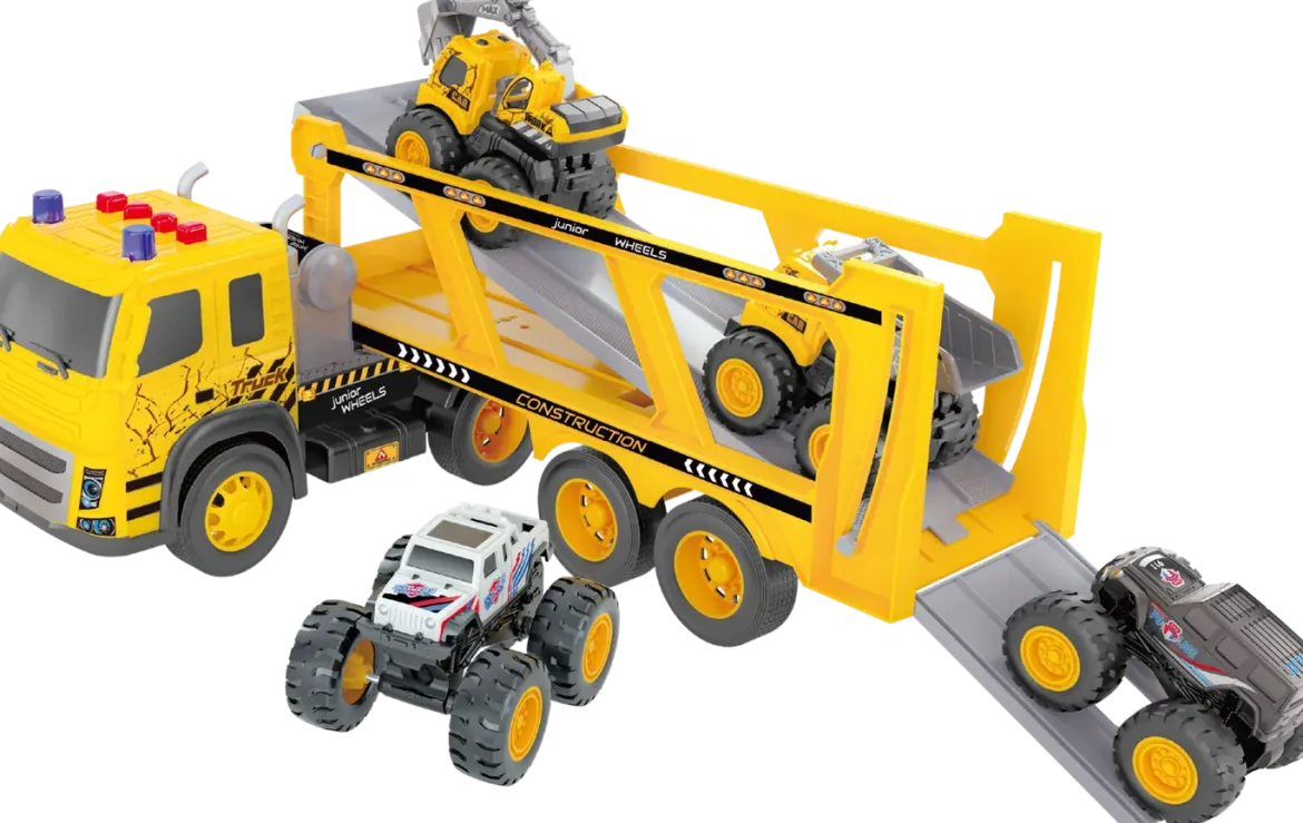 Junior Wheels Autonkuljetusrekka Äänillä ja Valoilla