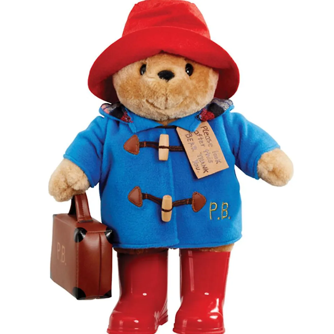 Karhuherra Paddington Pehmolelu Kumisaappaissa ja Salkulla 33cm