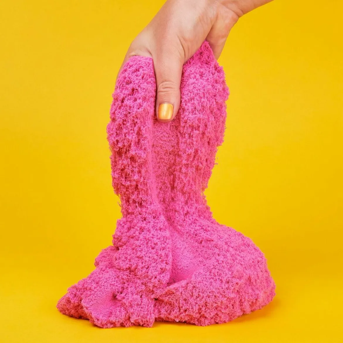 Kinetic Sand Shimmer Taikahiekka 900g Pinkki Glitter