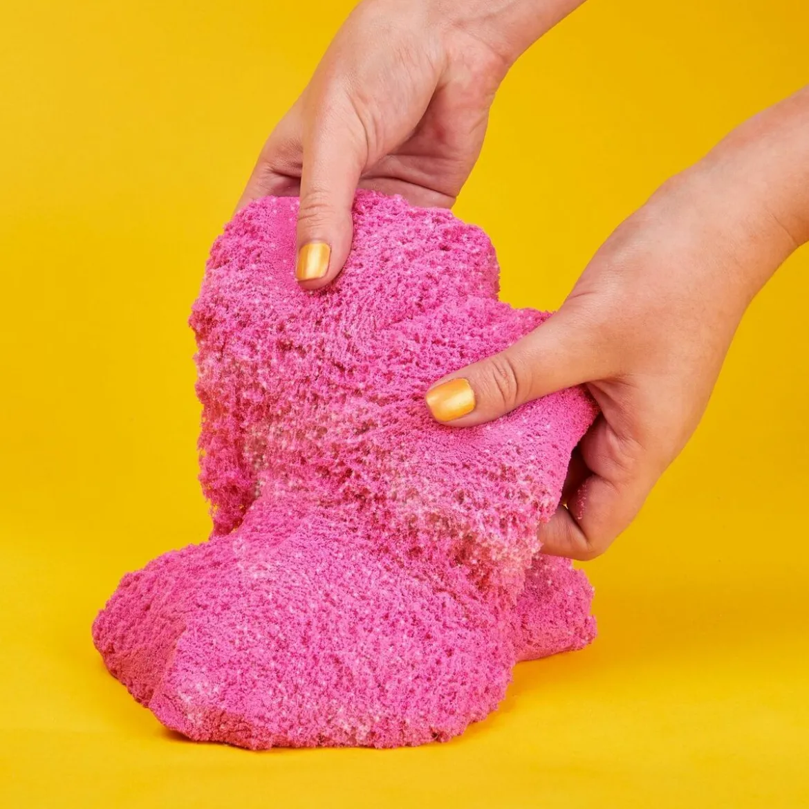 Kinetic Sand Shimmer Taikahiekka 900g Pinkki Glitter
