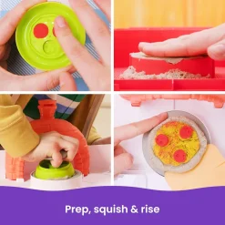 Kinetic Sand SquishPizza Taikahiekka Leikkisetti