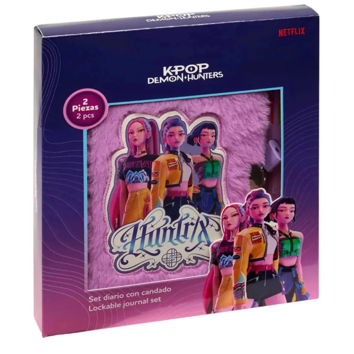 K-Pop Demon Hunters Lukollinen Päiväkirja Sekä Kynä