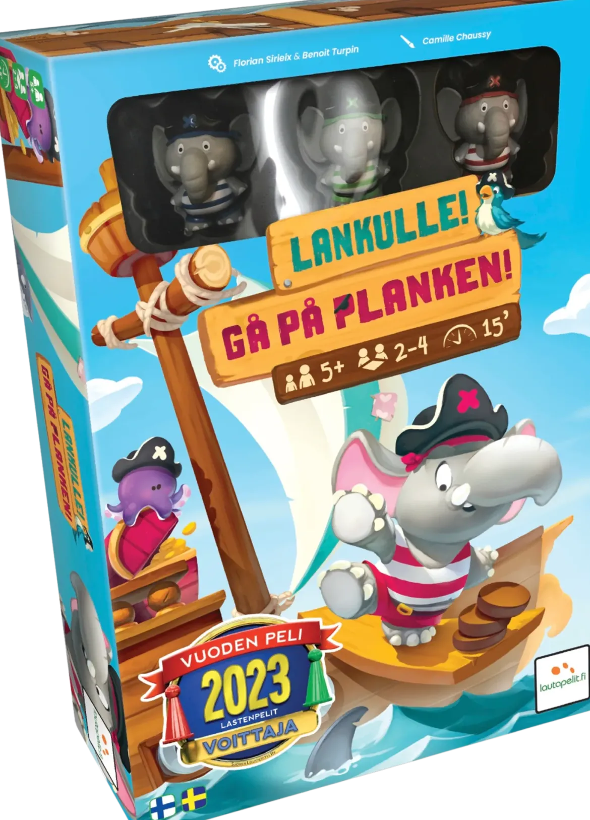 Lankulle! Gå på plankan! Lastenpeli