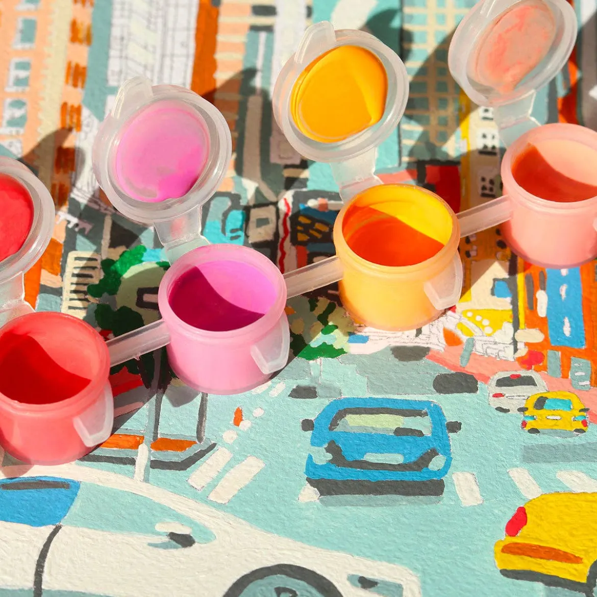 La Petite Épicerie Paint By Numbers/Numeromaalaus New York, Broadway and West 53rd