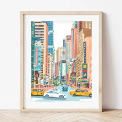 La Petite Épicerie Paint By Numbers/Numeromaalaus New York, Broadway and West 53rd