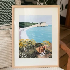 La Petite Épicerie Paint By Numbers/Numeromaalaus - Picnic in Étretat by Ananya Bhandari