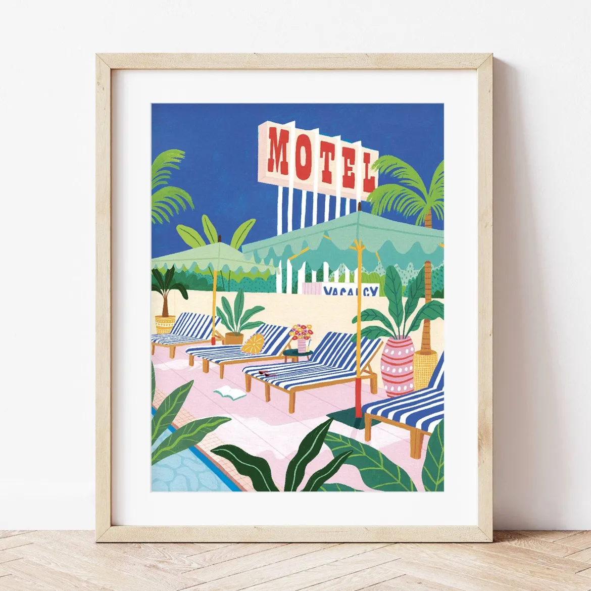 La Petite Épicerie Paint By Numbers/Numeromaalaus The Motel Pool