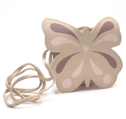 Lasten Käsilaukku Perhonen Beige 15 cm