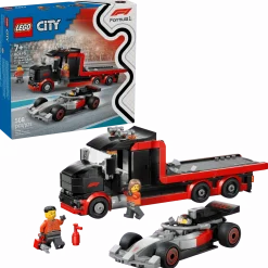 LEGO City 60493 F1-kuljetusauto ja Audi F1 ‑kilpa-auto