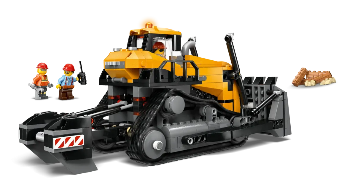 LEGO City 60466 Keltainen Puskutraktori