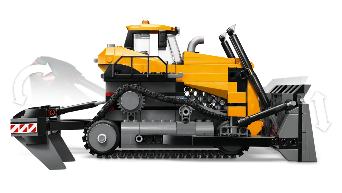 LEGO City 60466 Keltainen Puskutraktori