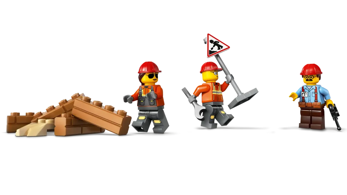 LEGO City 60466 Keltainen Puskutraktori