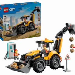 LEGO City 60480 Keltainen Traktorikaivuri