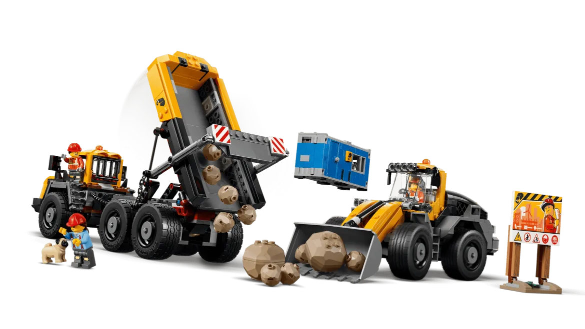 LEGO City 60494 Kippiauto ja Etukuormaaja