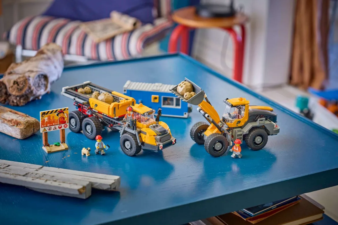 LEGO City 60494 Kippiauto ja Etukuormaaja