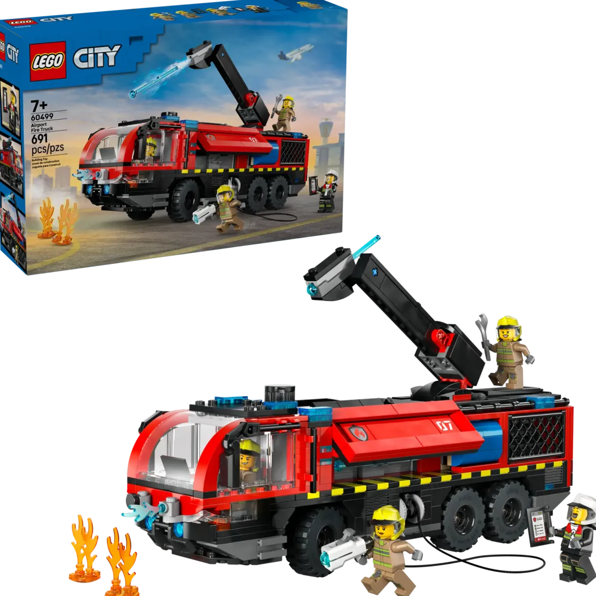LEGO City 60499 Lentokentän Paloauto